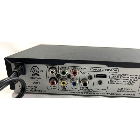 Magnavox DVD Player Model DP170MW8B Tested HDMI 1080p Remote Manual Tested - Picture 7 of 15